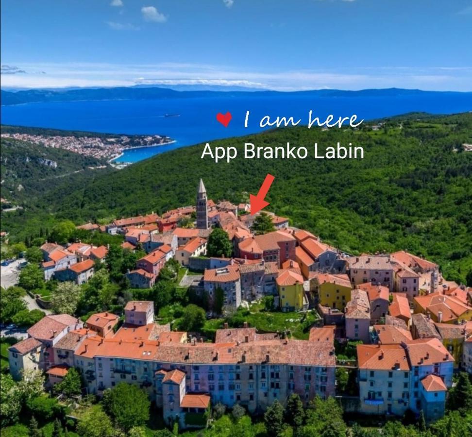 Apartment Branko With Terrace, Old Town Labin Labin  Bagian luar foto